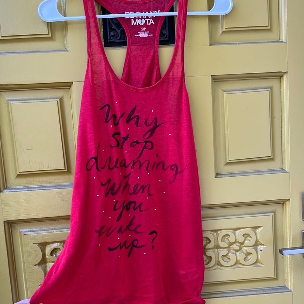 Bethany Mota Pink Sleeveless Tank Top